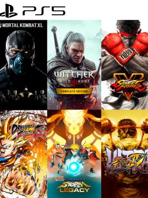 Pack de 6 juegos lucha ps5